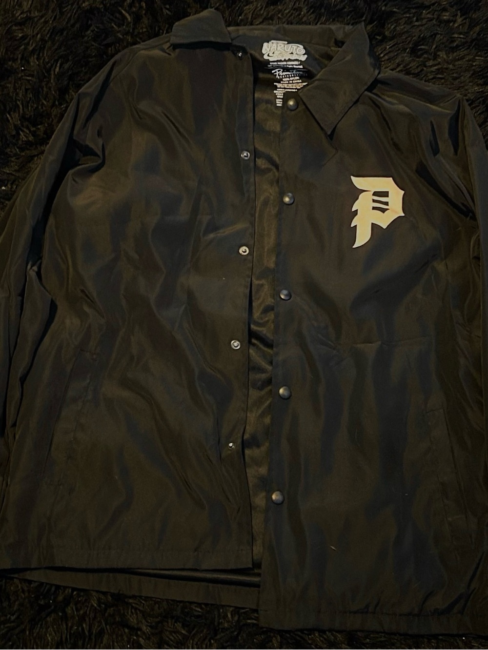 Primitive Skateboarding x Naruto Shippuden Windbreaker Coach Jacket